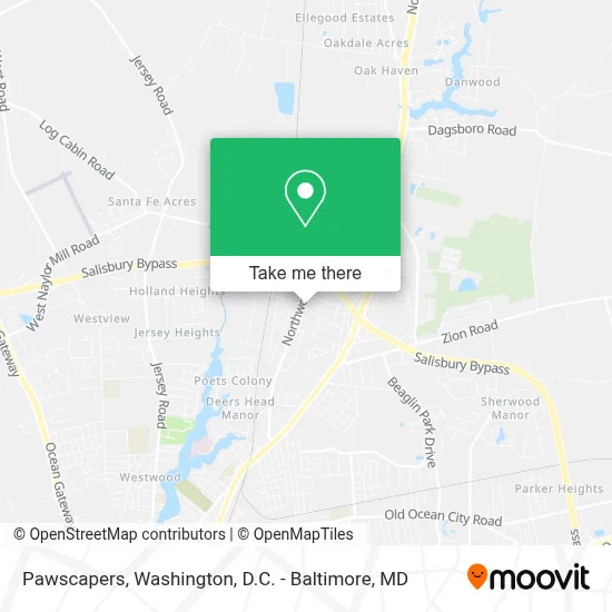 Pawscapers map