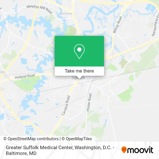 Greater Suffolk Medical Center map