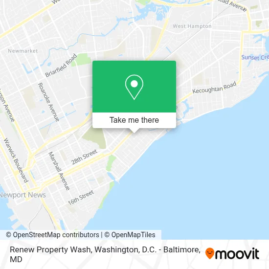 Renew Property Wash map