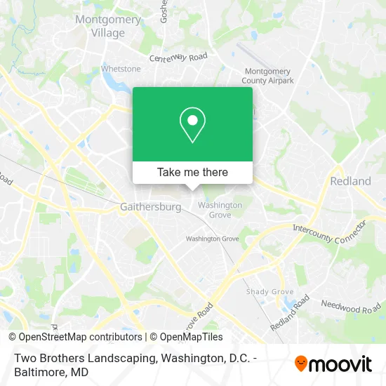 Two Brothers Landscaping map