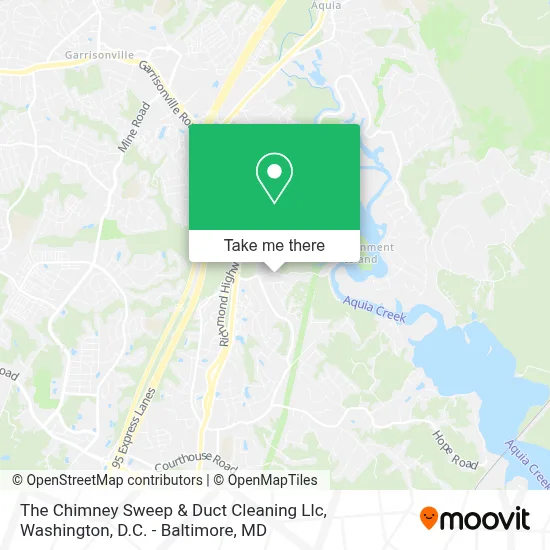 The Chimney Sweep & Duct Cleaning Llc map