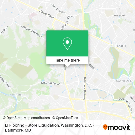 Ll Flooring - Store Liquidation map
