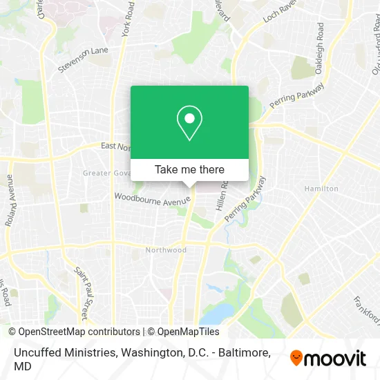 Uncuffed Ministries map