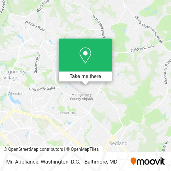 Mr. Appliance map
