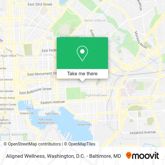 Aligned Wellness map