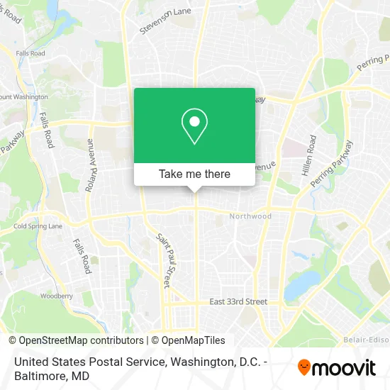 United States Postal Service map