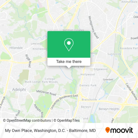 My Own Place map