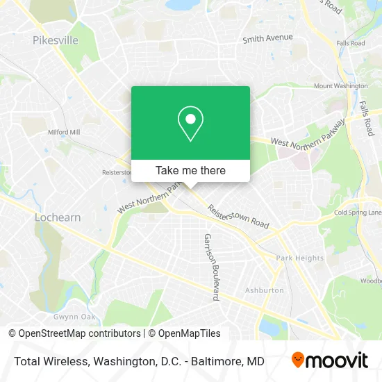 Total Wireless map