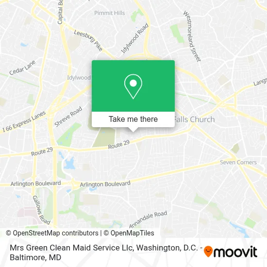Mrs Green Clean Maid Service Llc map
