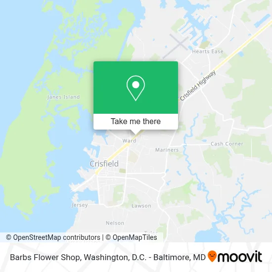 Barbs Flower Shop map