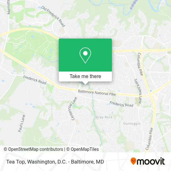 Tea Top map