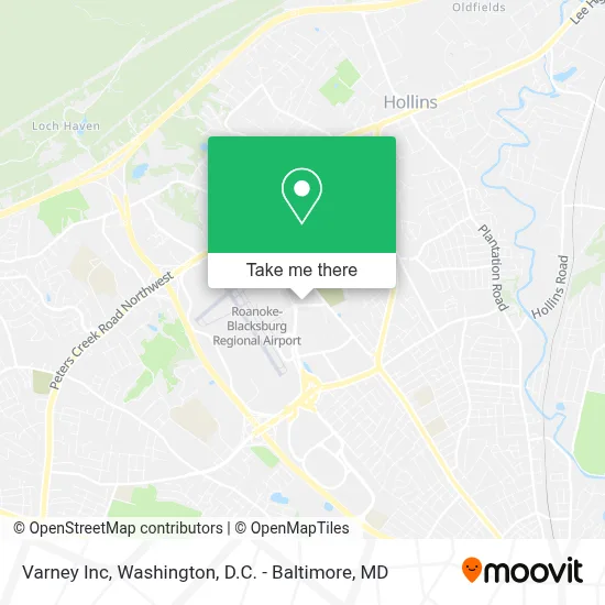 Varney Inc map