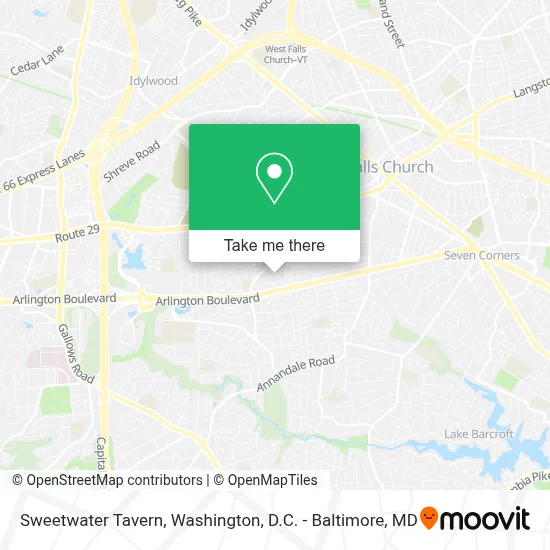 Sweetwater Tavern map