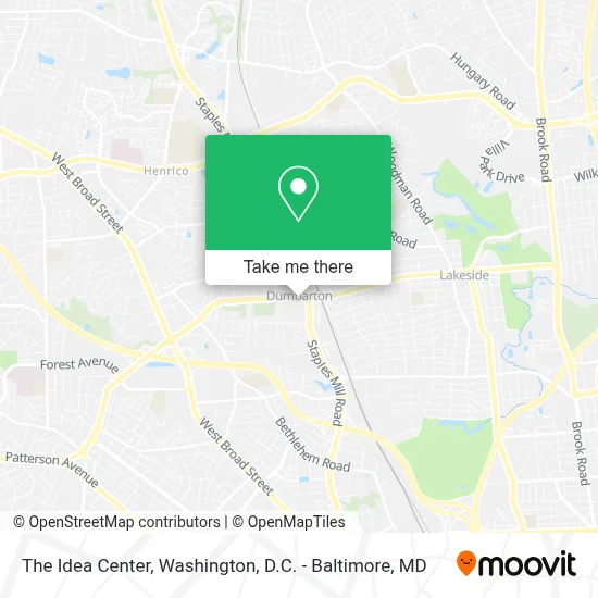 The Idea Center map