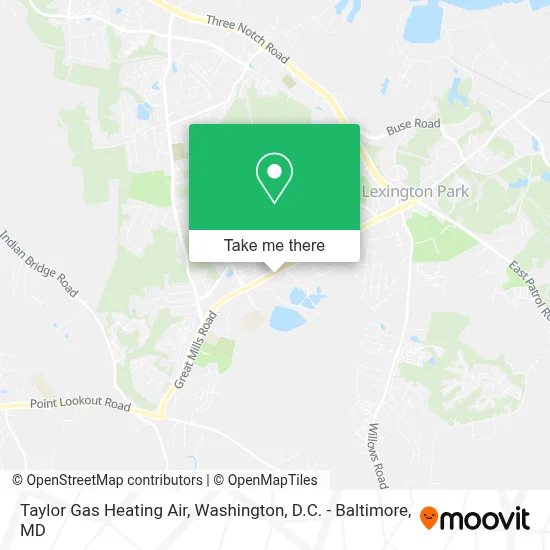 Taylor Gas Heating Air map