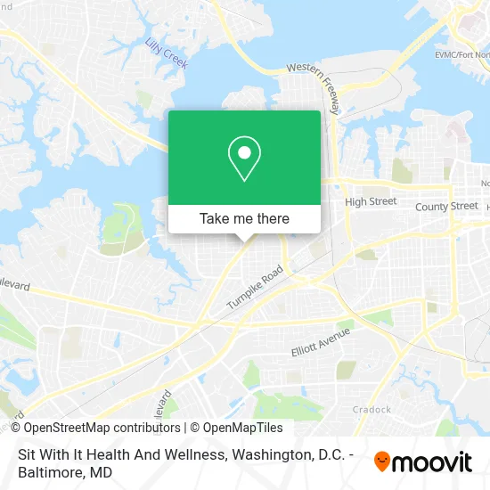 Sit With It Health And Wellness map