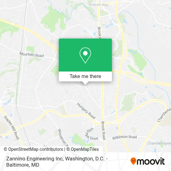 Zannino Engineering Inc map