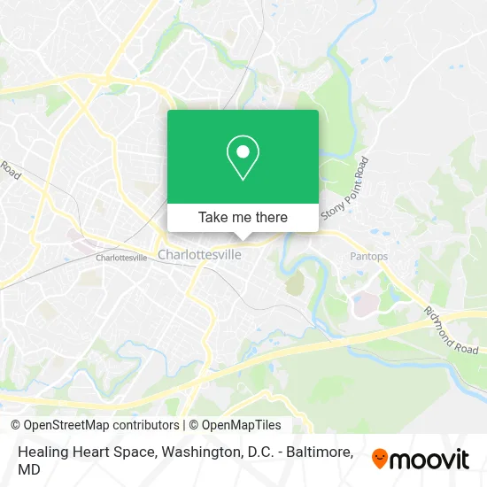 Healing Heart Space map