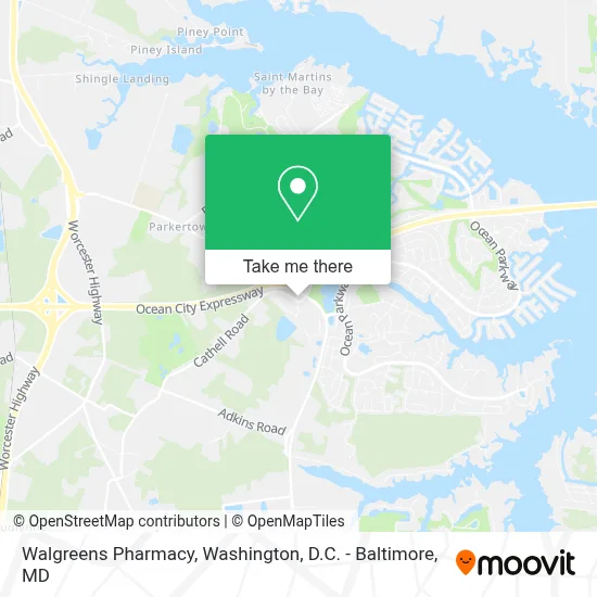 Walgreens Pharmacy map