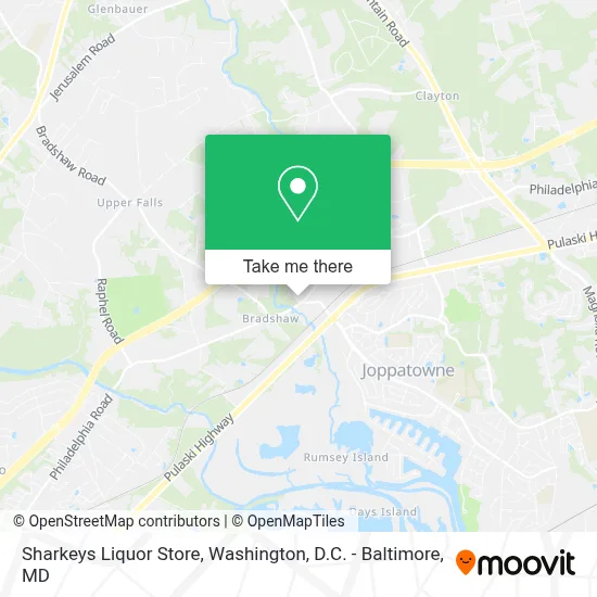 Sharkeys Liquor Store map