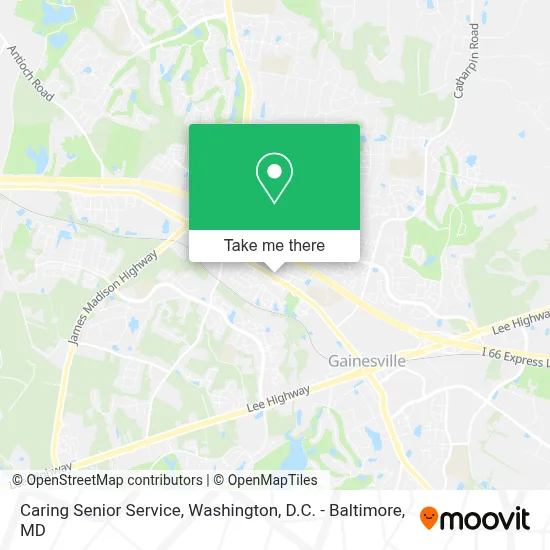 Caring Senior Service map