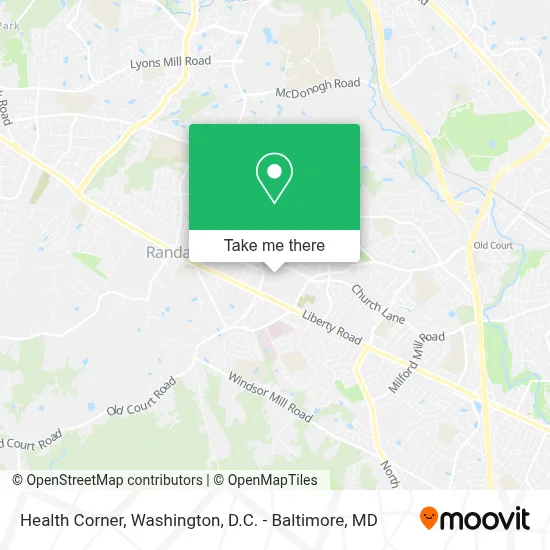 Health Corner map
