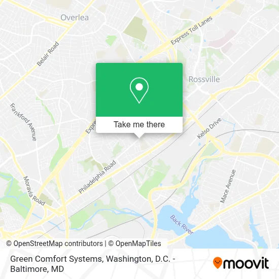 Green Comfort Systems map