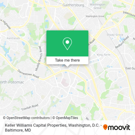 Keller Williams Capital Properties map