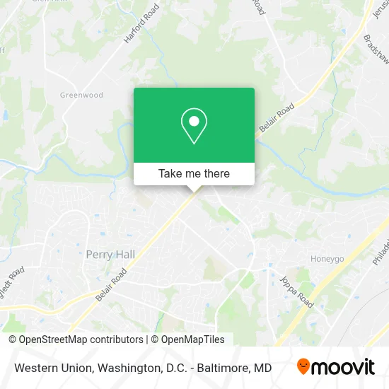 Western Union map