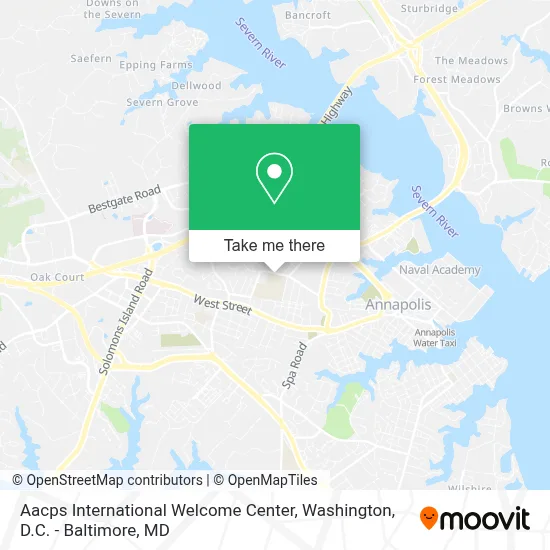Aacps International Welcome Center map