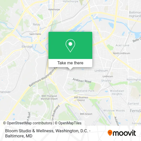 Bloom Studio & Wellness map