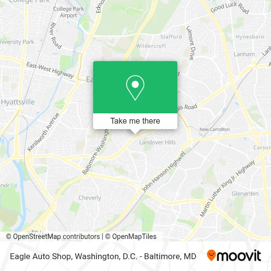 Eagle Auto Shop map
