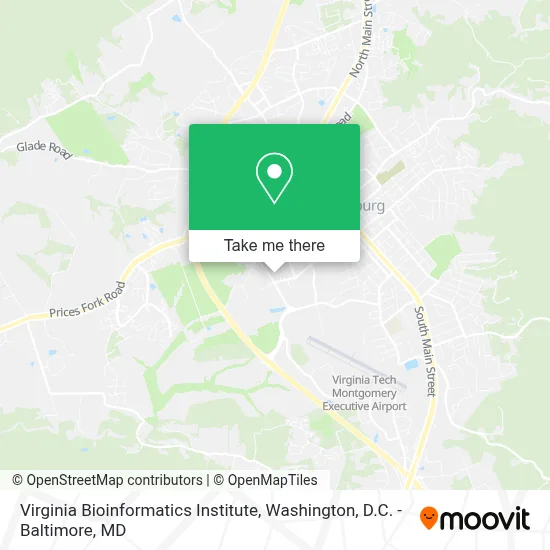 Virginia Bioinformatics Institute map