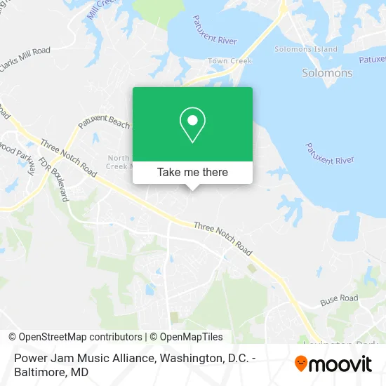 Power Jam Music Alliance map