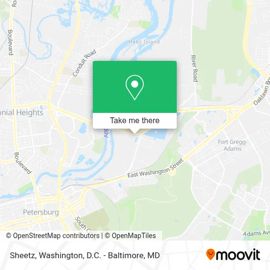 Sheetz map