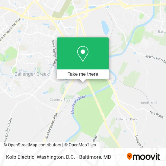 Kolb Electric map