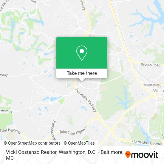 Vicki Costanzo Realtor map