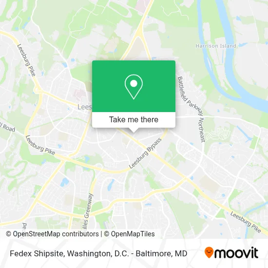 Fedex Shipsite map