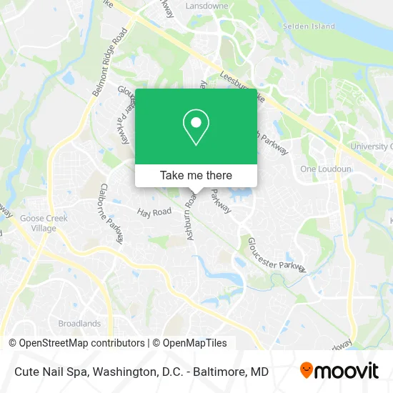Cute Nail Spa map