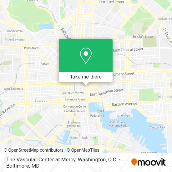 The Vascular Center at Mercy map