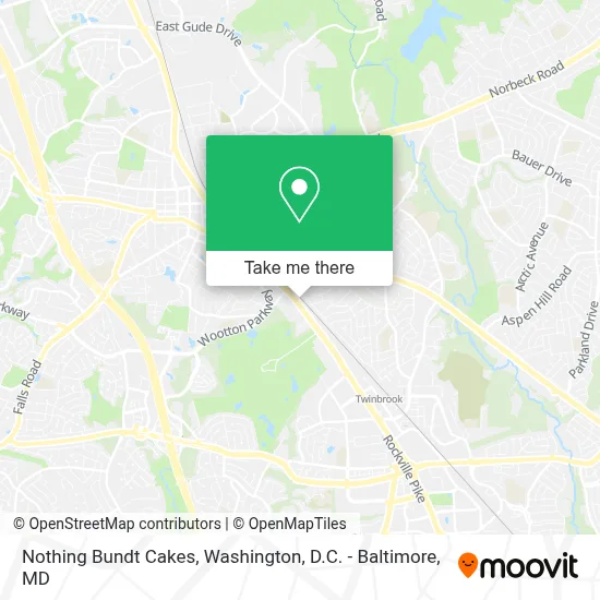 Nothing Bundt Cakes map