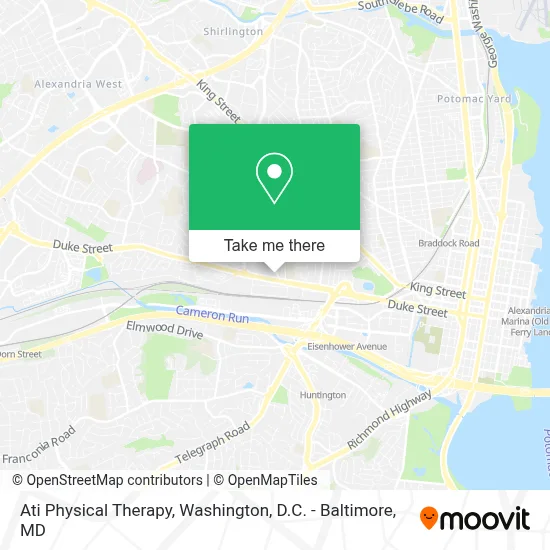 Ati Physical Therapy map