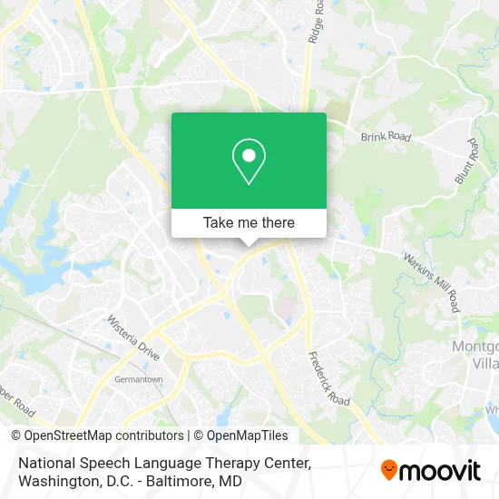 National Speech Language Therapy Center map