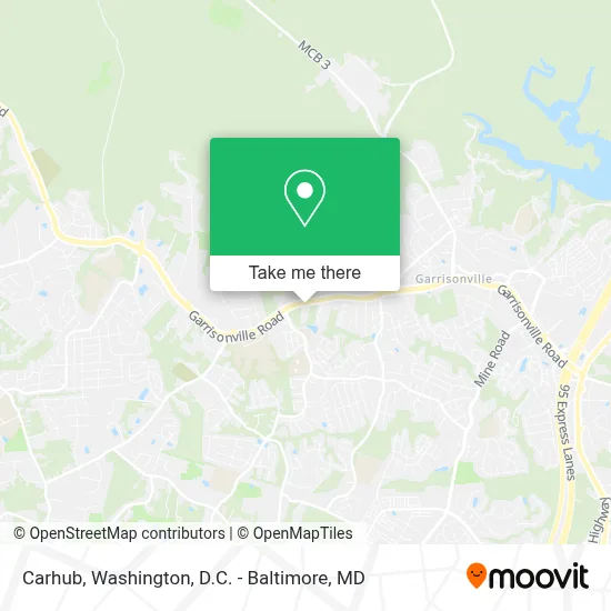 Carhub map