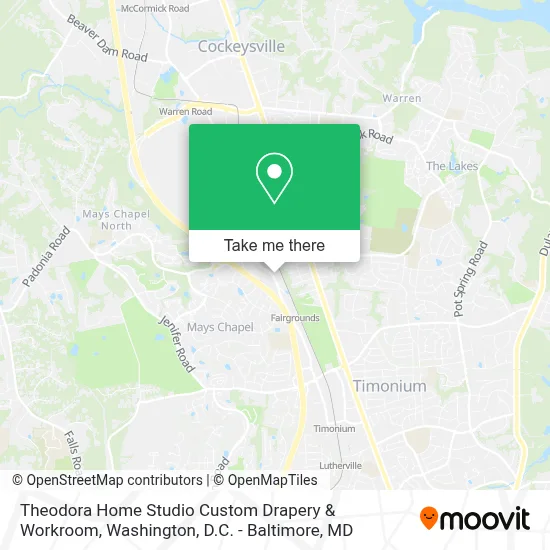 Theodora Home Studio Custom Drapery & Workroom map