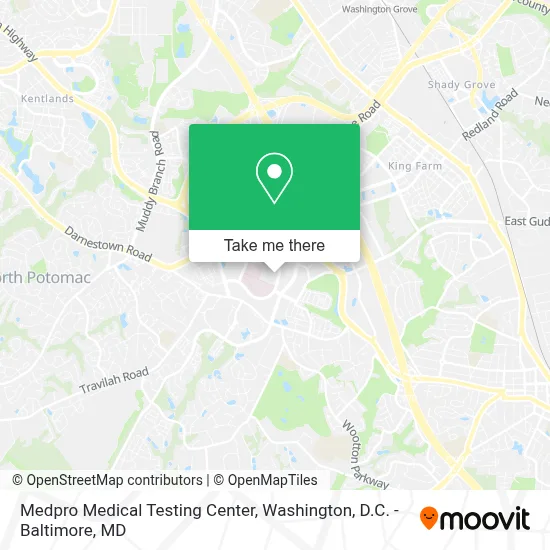 Medpro Medical Testing Center map