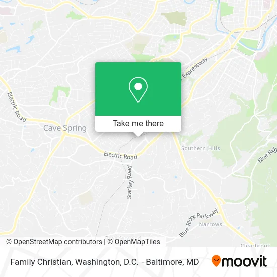 Family Christian map