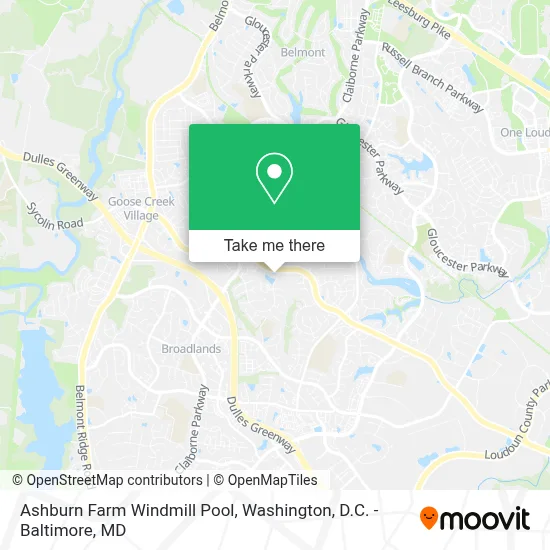 Ashburn Farm Windmill Pool map