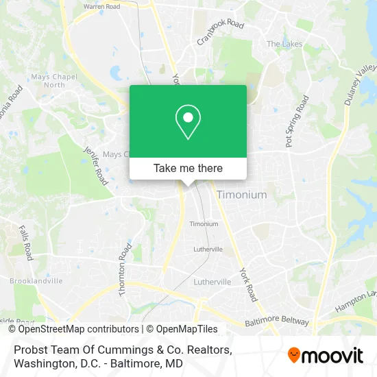 Probst Team Of Cummings & Co. Realtors map