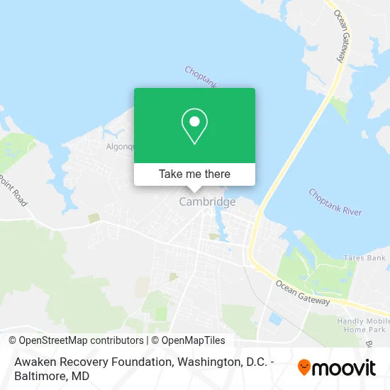 Awaken Recovery Foundation map